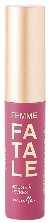 Жидкая стойкая помада с матовым эффектом №05 - Vivienne Sabo Femme Fatale, ягодный, 3 мл - фото N1