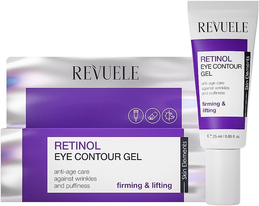 Revuele Гель для контуру очей з ретинолом Retinol Eye Contour Gel, 25 мл - фото N1