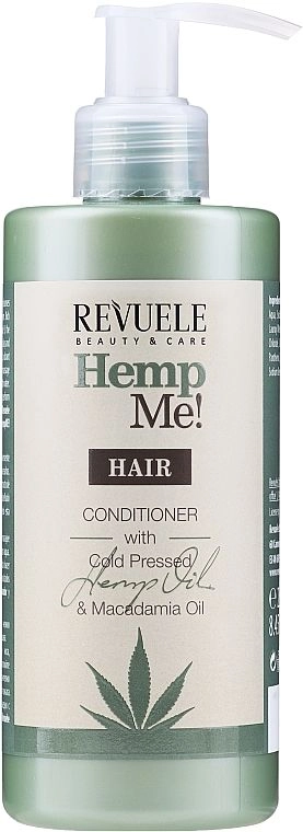 Кондиціонер для волосся з олією насіння коноплі - Revuele Hemp Me! Hair Conditioner, 250 мл - фото N1