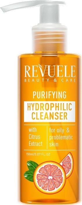 Очищающее гидрофильное средство с экстрактом цитрусовых - Revuele Purifying Hydrophilic Cleanser With Citrus Extract, 150 мл - фото N1