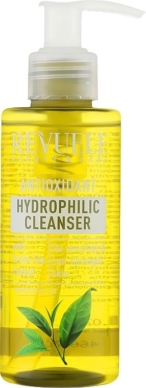 Очищающее гидрофильное средство с экстрактом зеленого чая - Revuele Hydrophilic Antioxidant Cleanser with Green Tea Extract, 150 мл - фото N2