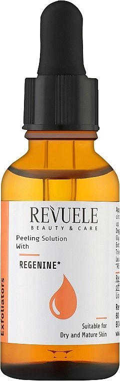 Пілінг сироватка для обличчя з регеніном - Revuele Peeling Solution Regenine, 30 мл - фото N1