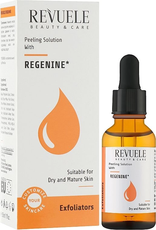 Пілінг сироватка для обличчя з регеніном - Revuele Peeling Solution Regenine, 30 мл - фото N2