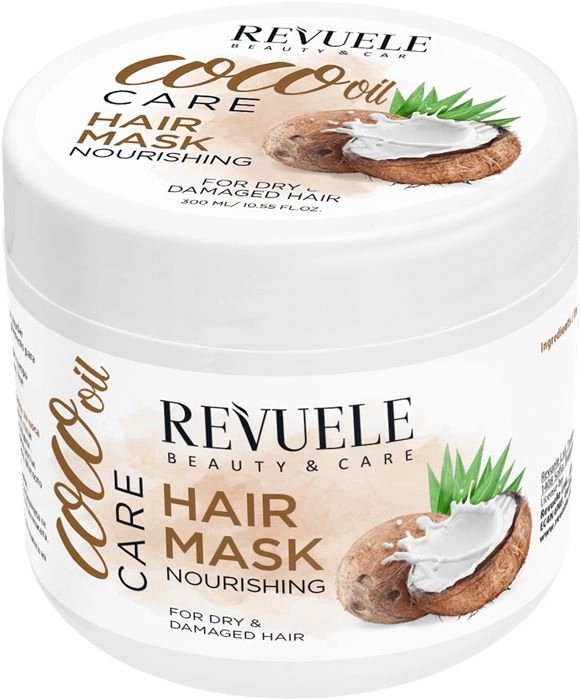 Питательная маска для волос с кокосовым маслом - Revuele Coco Oil Care Nourishing Mask, 300 мл - фото N2