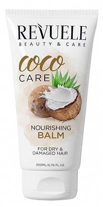 Питательный бальзам для волос с кокосовым маслом - Revuele Coco Oil Care Nourishing Balm,, 200 мл - фото N1