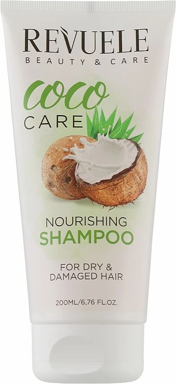 Питательный шампунь для волос с кокосовым маслом - Revuele Coco Oil Care Nourishing Shampoo, 200 мл - фото N1