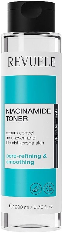 Тоник для лица с ниацинамидом - Revuele Niacinamide Toner, 200 мл - фото N1