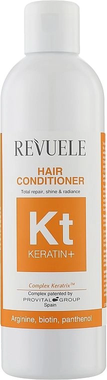 Восстанавливающий бальзам-кондиционер с кератином - Revuele Keratin+ Hair Balm Conditioner, 200 мл - фото N2