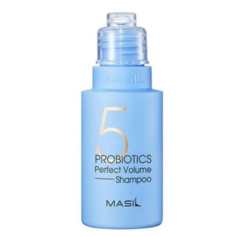 Шампунь для придания объёма тонким волосам с пробиотиками - Masil 5 Probiotics Perfect Volume Shampoo, 50 мл - фото N2