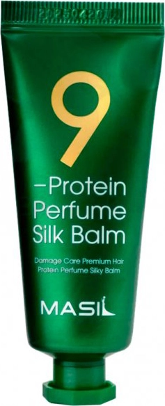 Несмываемый парфюмированный протеиновый бальзам для поврежденных волос - Masil 9 Protein Perfume Silk Balm, 20 мл - фото N2