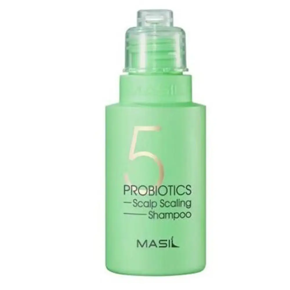 Шампунь для глубокого очищения жирной кожи головы с пробиотиками - Masil 5 Probiotics Scalp Scaling Shampoo, 50 мл - фото N2