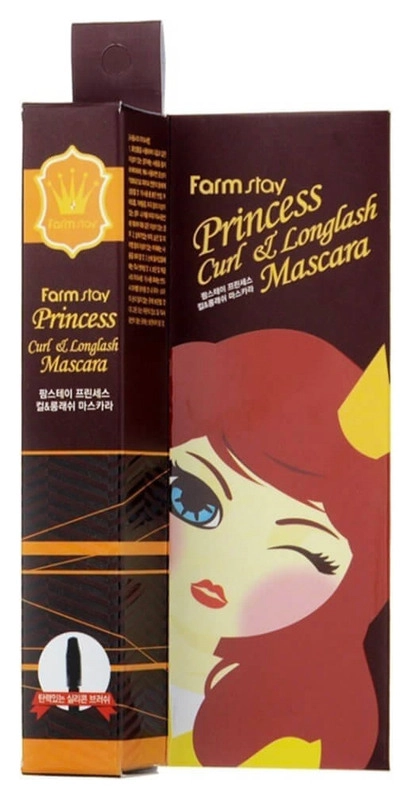 Туш для вій подовжуюча та підкручуюча - FarmStay Princess Curl & Longlash Mascara, 12 г - фото N3