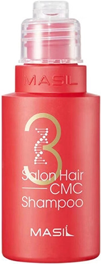 Відновлюючий шампунь із церамідами та амінокислотами для пошкодженого волосся - Masil 3 Salon Hair CMC Shampoo, 50 мл - фото N2