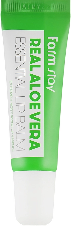 Зволожувальний бальзам для губ з соком алое - FarmStay Real Aloe Vera Essential Lip Balm, 10 мл - фото N2