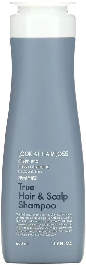 Шампунь против выпадения волос - Daeng Gi Meo Ri Look At Hair Loss True Hair&Scalp Shampoo, 500 мл - фото N1