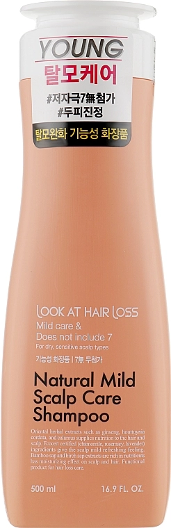 Шампунь для сухого волосся - Daeng Gi Meo Ri Look At Hair Loss Natural Mild Scalp Care Shampoo, 500 мл - фото N1