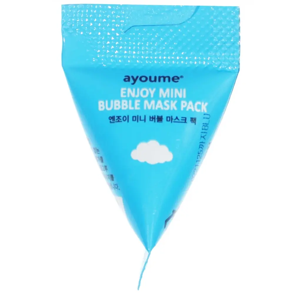 Киснева маска для обличчя - Ayoume Enjoy Mini Bubble Mask Pack, 3 г, 1 шт. - фото N1