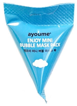 Киснева маска для обличчя - Ayoume Enjoy Mini Bubble Mask Pack, 3 г, 1 шт. - фото N2