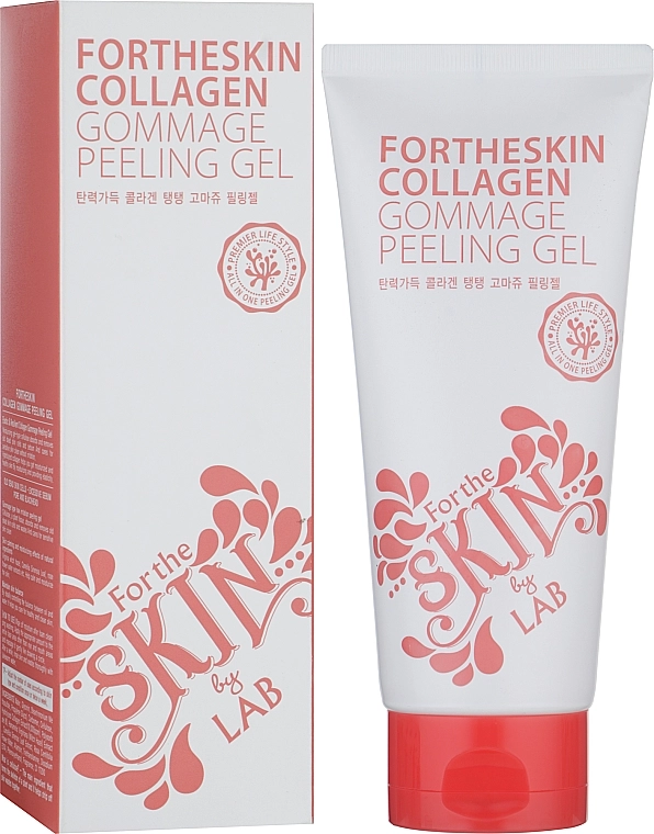 Пилинг-гель для лица с коллагеном - Fortheskin Collagen Gommage Peeling Gel, 180 мл - фото N2