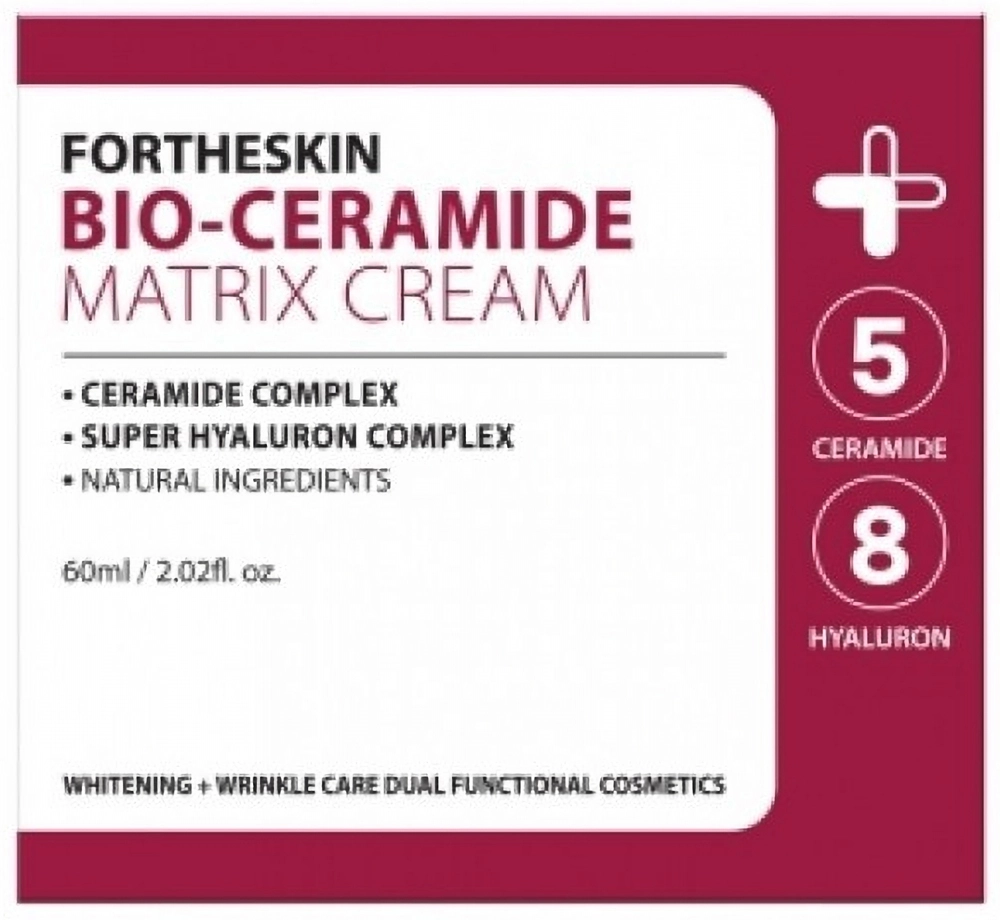 Антивіковий ліфтинг крем для обличчя з керамідами - Fortheskin Bio Ceramide Matrix Cream, 60 мл - фото N3