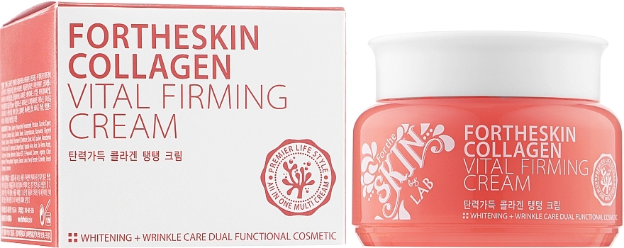 Зміцнюючий ліфтинг крем для обличчя з колагеном - Fortheskin Collagen Vital Firming Cream, 100 мл - фото N2