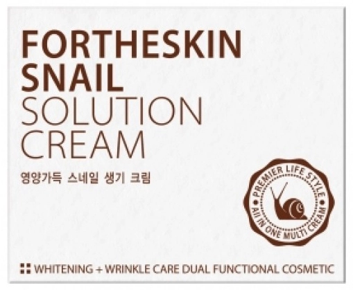 Крем для лица с муцином улитки - Fortheskin Snail Solution Cream, 100 мл - фото N3