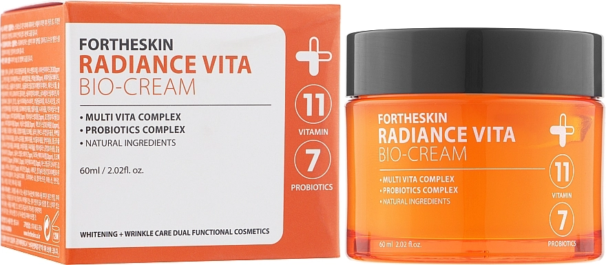 Вітамінний крем для обличчя - Fortheskin Bio Radiance Vita Cream, 60 мл - фото N2