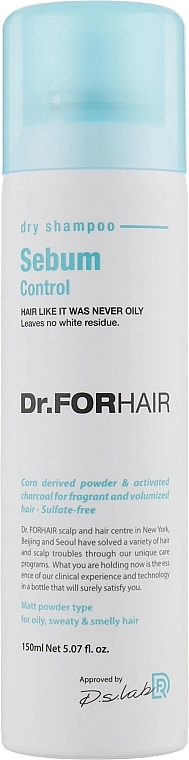 Сухий шампунь для волосся - Dr. ForHair Sebum Dry Shampoo, 150 мл - фото N1