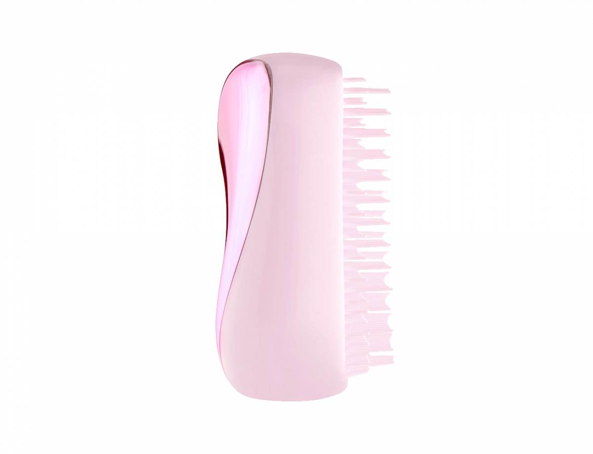 Компактна щітка для волосся - Tangle Teezer Compact Styler Baby Doll Pink Chrome, 1 шт - фото N4