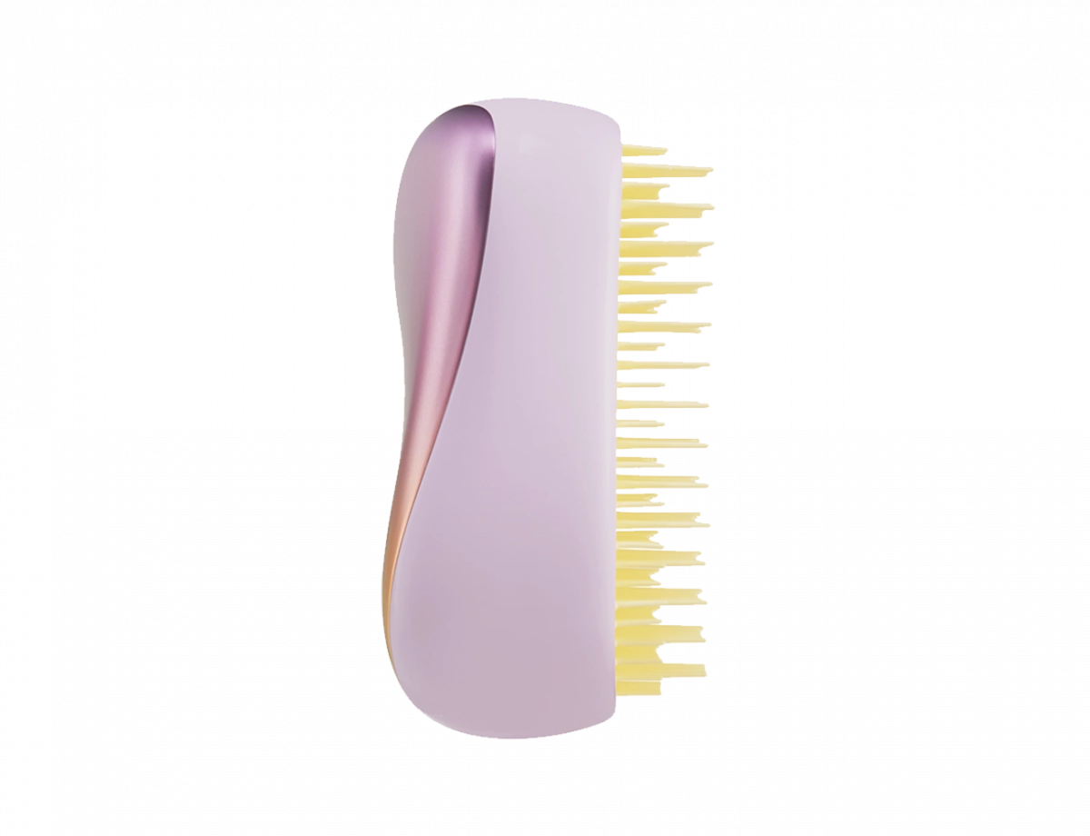 Компактная щетка для волос - Tangle Teezer Compact Styler Sweet Lilac & Yellow Chrome, 1 шт - фото N4