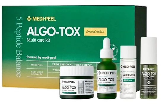 Набор средств по уходу за кожей лица - Medi peel Algo-Tox Multi Care Kit, 4 продукта - фото N1