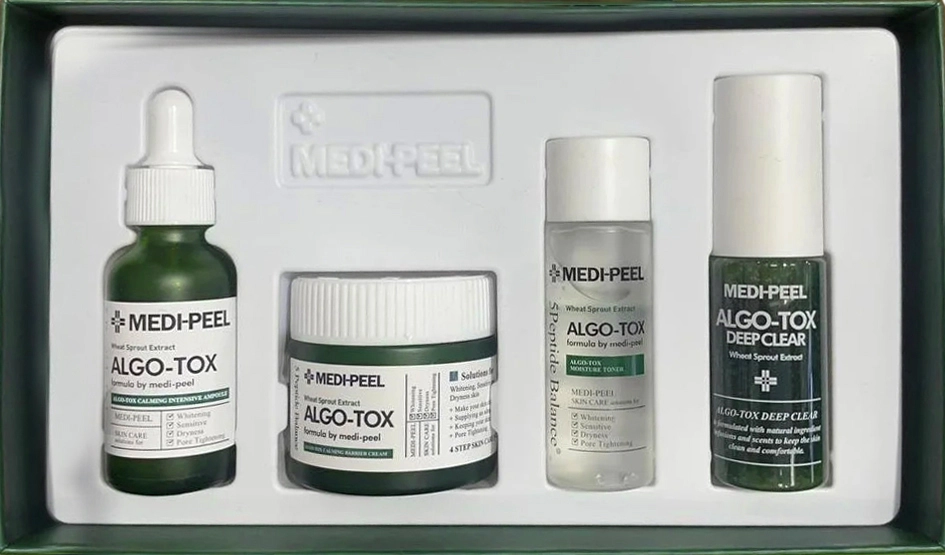 Набор средств по уходу за кожей лица - Medi peel Algo-Tox Multi Care Kit, 4 продукта - фото N2