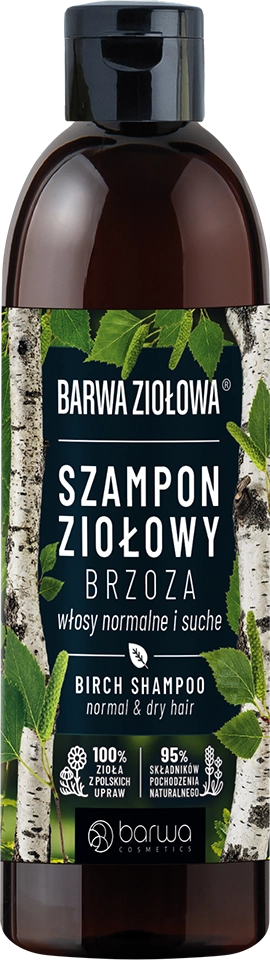 Шампунь з екстрактом шипшини для тьмяного та ослабленого волосся - Barwa Herbal Birch Shampoo, 250 мл - фото N1