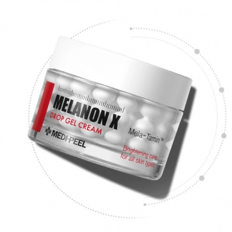 Капсульный гель-крем с ретинолом для отбеливания и против морщин - Medi peel Melanon X Drop Gel Cream, 50 мл - фото N5