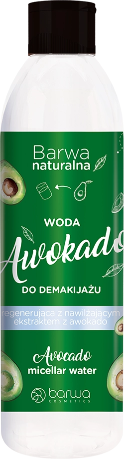 Восстанавливающий тонер для лица с экстрактом авокадо - Barwa Natural Avocado Micellar Water, 300 мл - фото N1