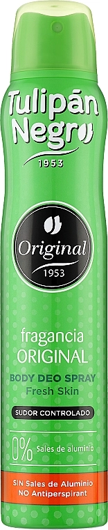 Дезодорант-спрей "Ориджинал" - Tulipan Negro Original Deo Spray, 200 мл - фото N1
