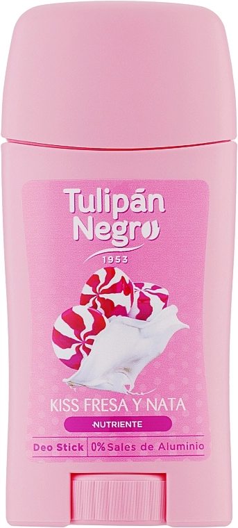 Дезодорант-стик "Клубничный крем" - Tulipan Negro Strawberry Cream Deo Stick, 50 мл - фото N1