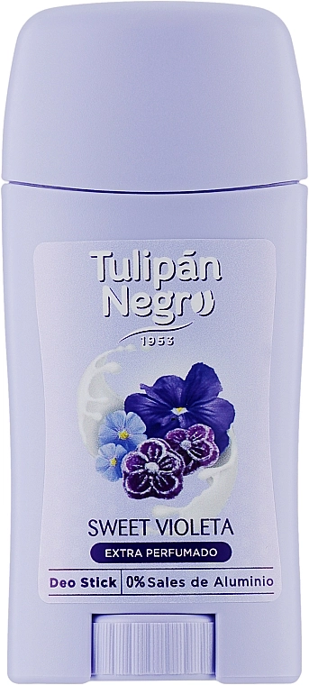 Дезодорант-стик "Сладкая фиалка" - Tulipan Negro Sweet Violet Deo Stick, 50 мл - фото N1