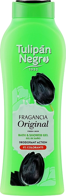 Гель для душа "Ориджинал" - Tulipan Negro Original Shower Gel, 650 мл - фото N1