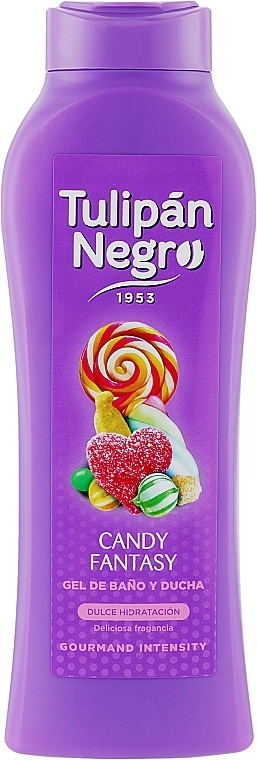 Гель для душу "Солодкі фантазії" - Tulipan Negro Candy Fantasy Shower Gel, 650 мл - фото N1