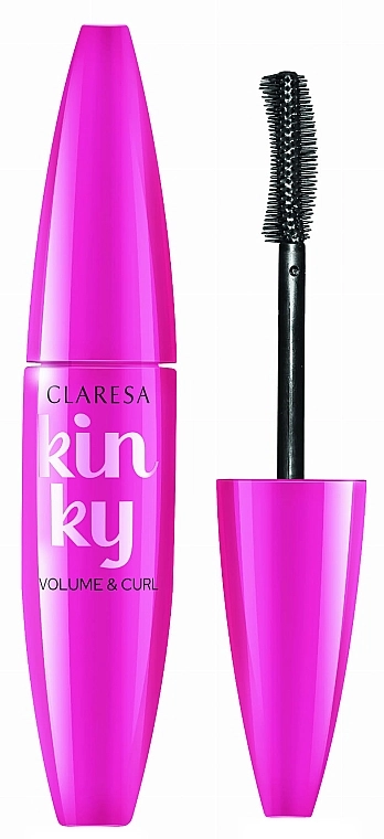 Объемная подкручивающая тушь для ресниц - Claresa Kinky Volume & Curl Mascara, 10 г - фото N1