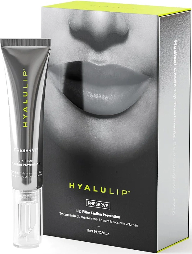Филлер для губ с гиалуроновой кислотой, пролонгирует эффект от инъекций - HYALULIP PRESERVE, 15 мл - фото N1