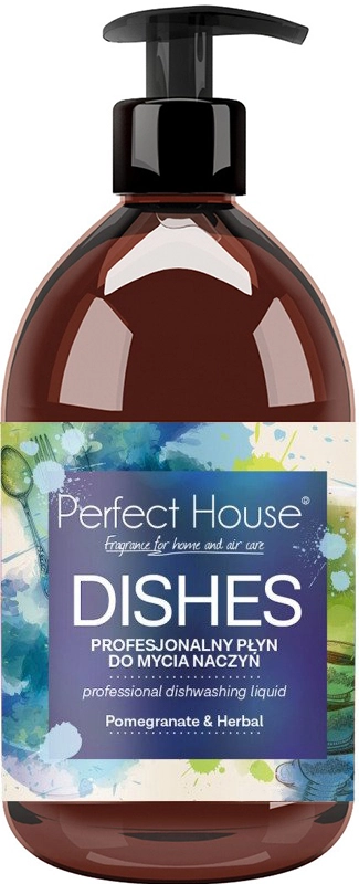 Профессиональное средство для мытья посуды - Barwa Perfect House Dishes Pomegranate & Herbal, 500 мл - фото N1