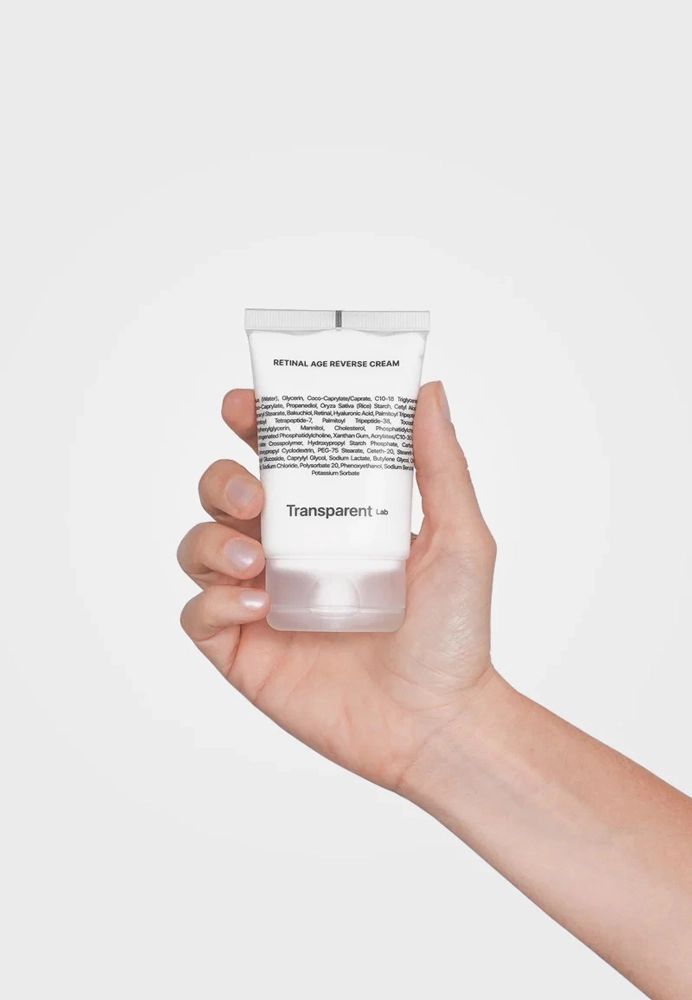 Антивіковий крем для обличчя з ретиналем та бакучиолом - Transparent Lab Retinal Age Reverse Cream, 50 мл - фото N4
