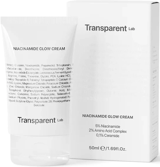 Осветляющий крем-гель для лица с ниацинамидом - Transparent Lab Niacinamide Glow Cream, 50 мл - фото N2