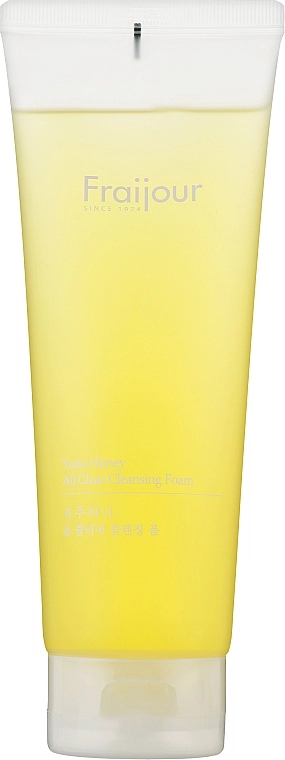 Пінка для вмивання з екстрактом Юдзу та медом - Fraijour Yuzu Honey All Clear Cleansing Foam, 250 мл - фото N1