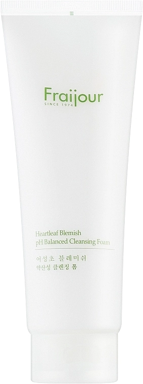 Пінка для вмивання проти акне з екстрактом хауттюйнії - Fraijour Heartleaf Blemish pH Balanced Cleansing Foam, 250 мл - фото N1