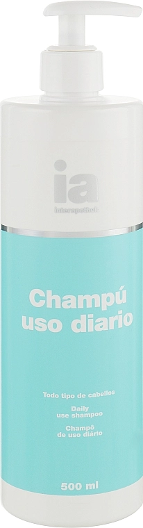 Шампунь для щоденного використання з екстрактом шовку - Interapothek Champu Uso Diario, 500 мл - фото N1