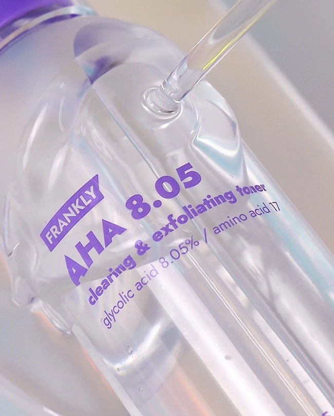 Очищающий тонер с AHA кислотой - Frankly AHA 8.05% Exfoliating Toner, 100 мл - фото N7