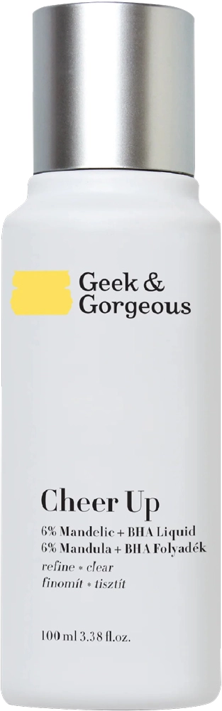 Отшелушивающий тоник с миндальной и салициловой кислотами - Geek & Gorgeous Cheer Up, 100 мл - фото N1